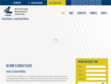 Tablet Screenshot of lincoln-plastics.com